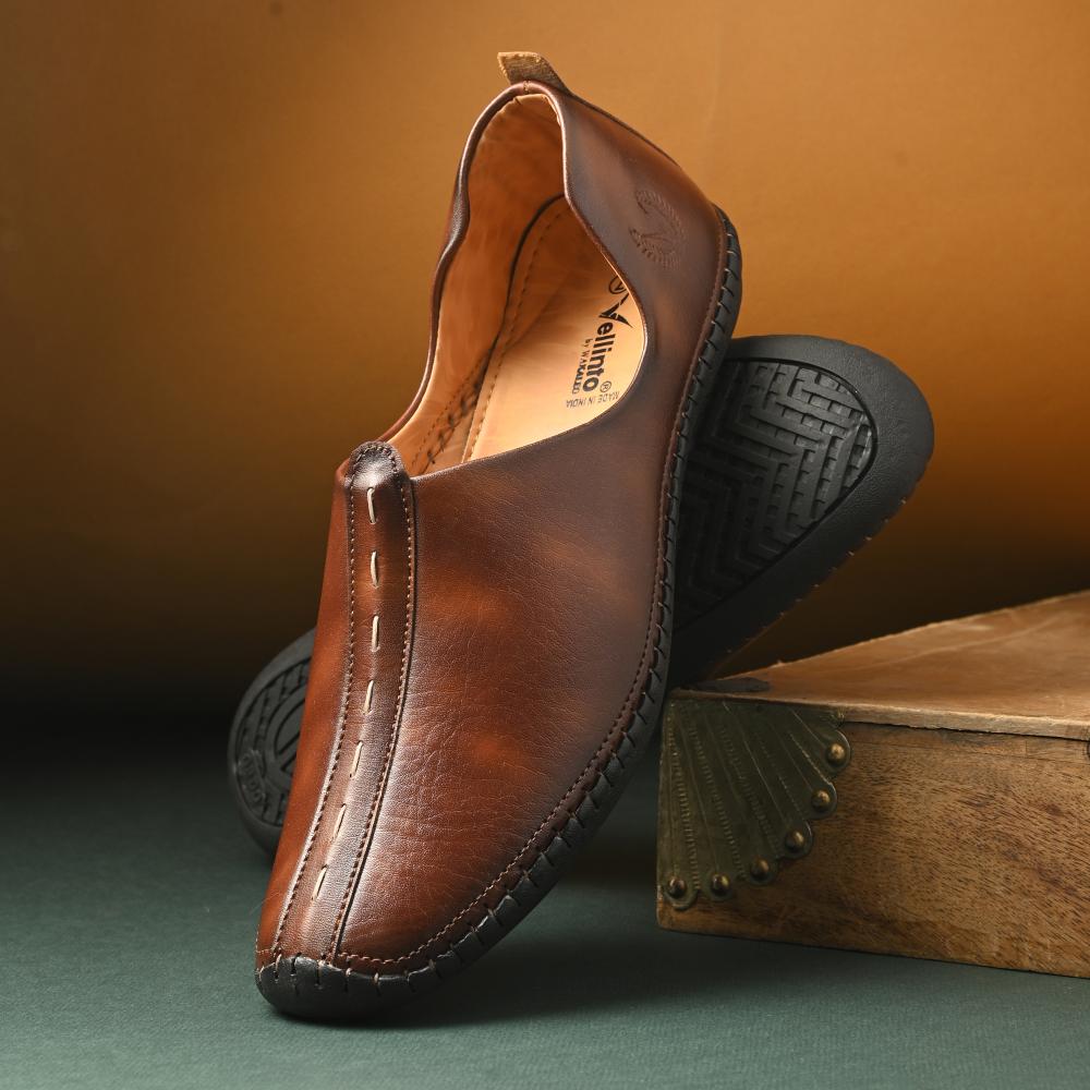 Vellinto CHOKHI Cool Rajasthani Jutis For Men Mojaris For Men Nagra For Men