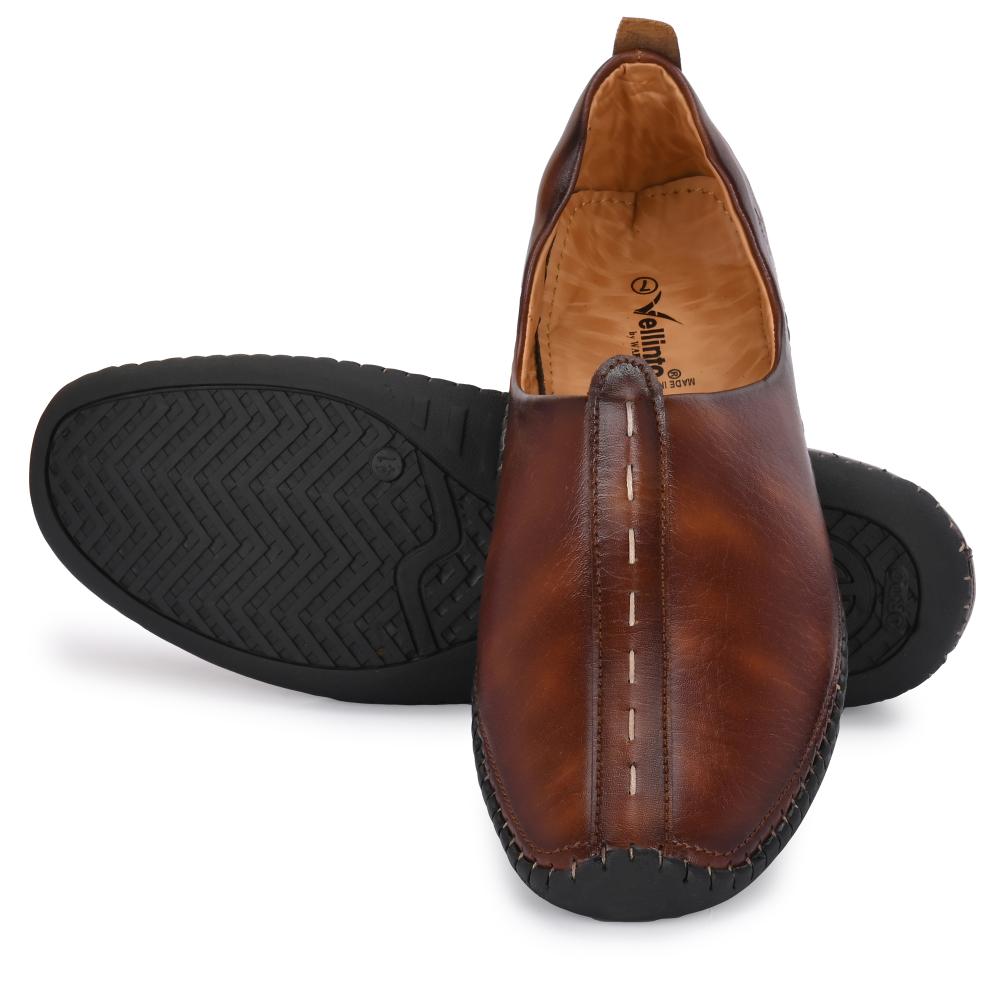 Vellinto CHOKHI Cool Rajasthani Jutis For Men Mojaris For Men Nagra For Men