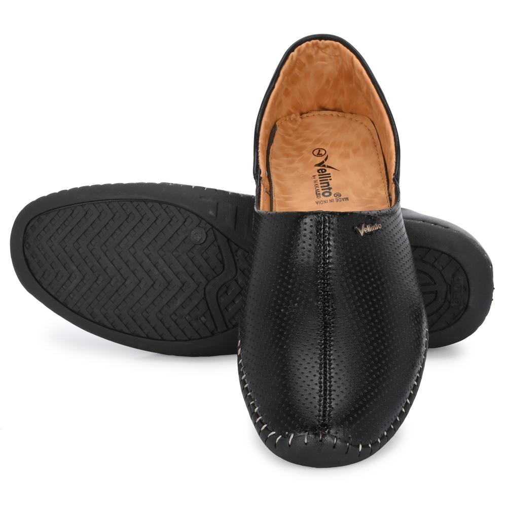 Vellinto MEWAR Cool Rajasthani Jutis for Men Mojaris for Men Nagra for Men Beige