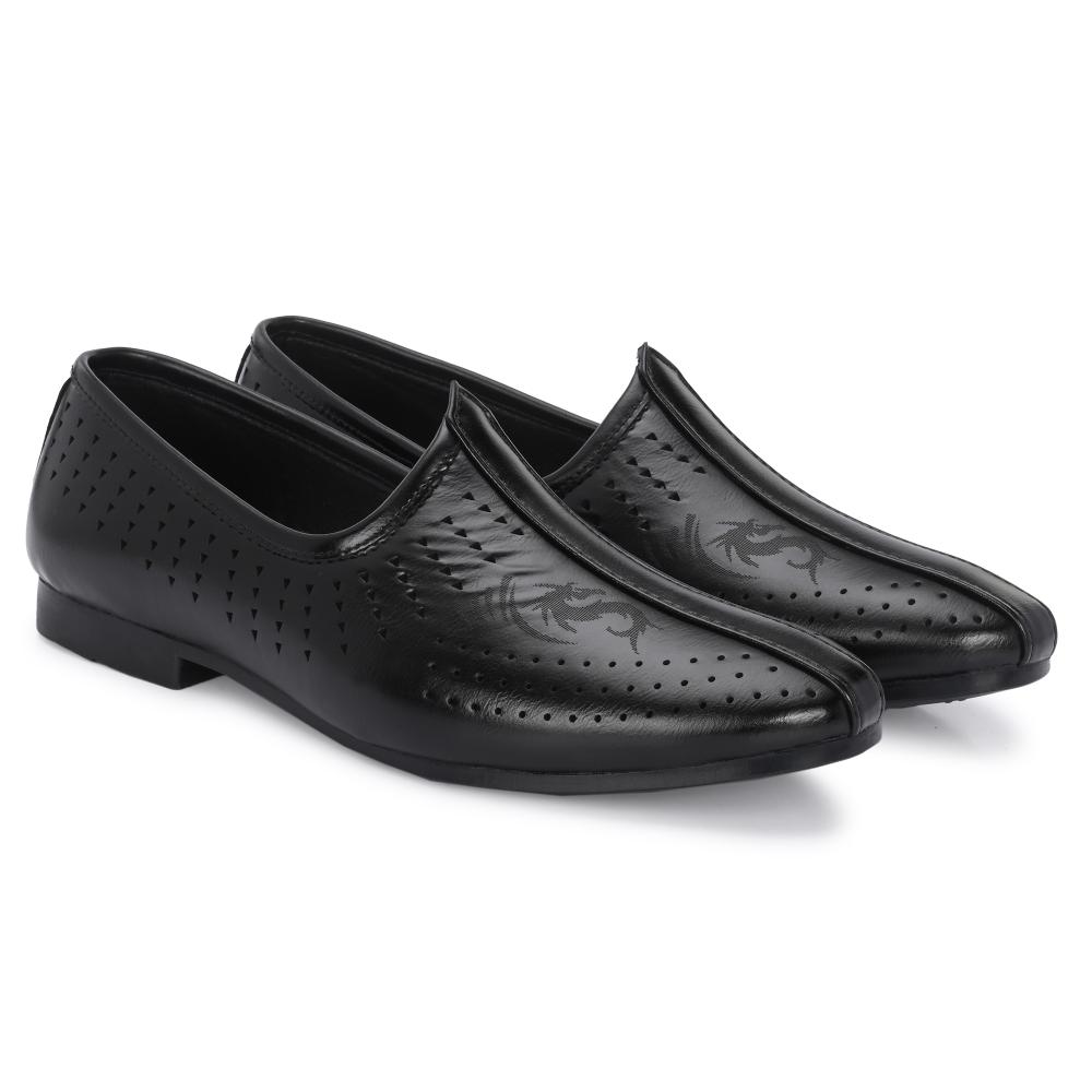 Vellinto VINTAGE Cool Rajasthani Jutis For Men Mojaris For Men Nagra For Men