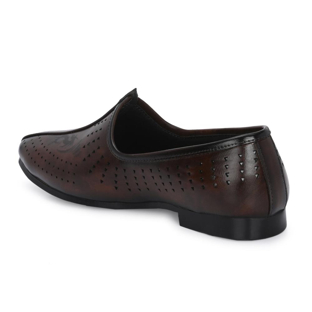 Vellinto VINTAGE Cool Rajasthani Jutis For Men Mojaris For Men Nagra For Men