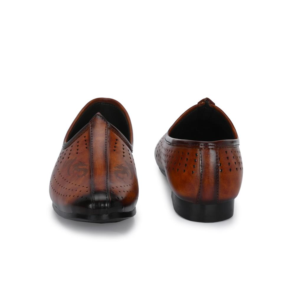 Vellinto VINTAGE Cool Rajasthani Jutis For Men Mojaris For Men Nagra For Men
