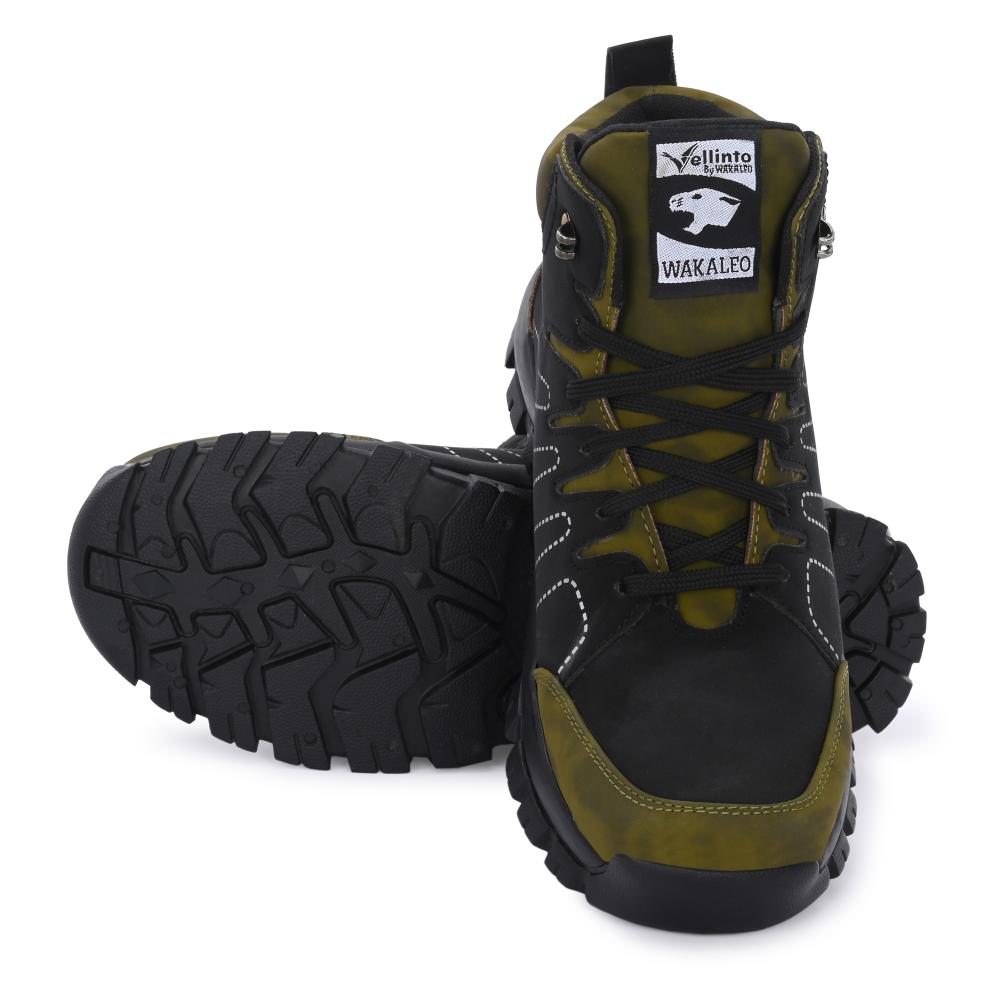 Vellinto GIZMO Outdoor Boots For Men ll Casual Miliatry Boots For Men