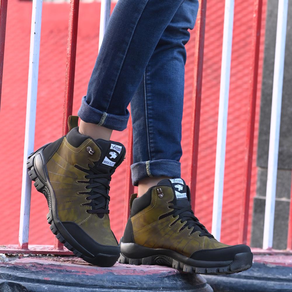Vellinto GIZMO Outdoor Boots For Men ll Casual Miliatry Boots For Men