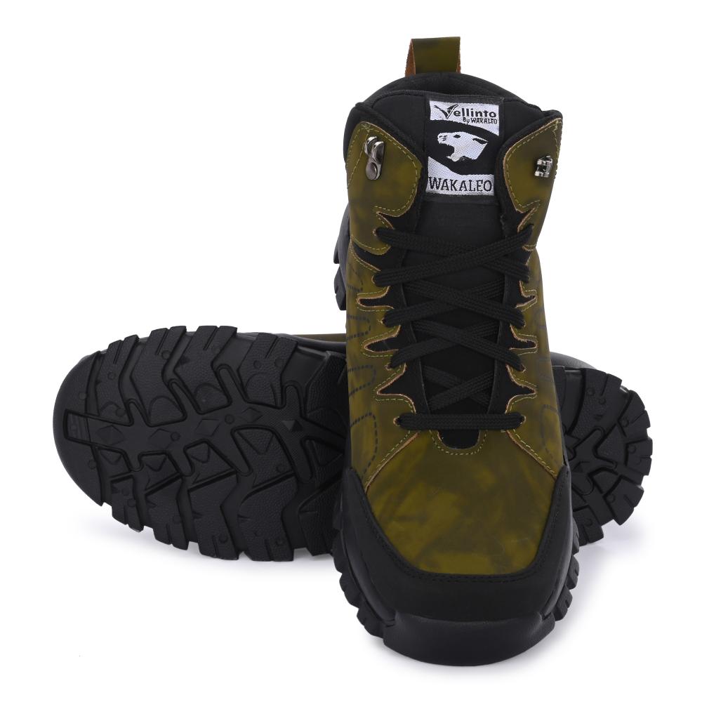 Vellinto GIZMO Outdoor Boots For Men ll Casual Miliatry Boots For Men