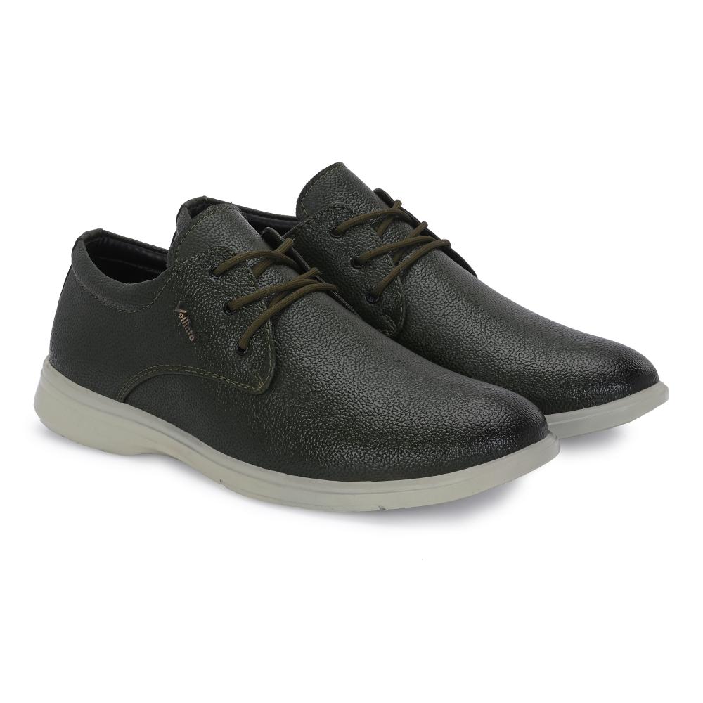 Vellinto OLIVER Casual Derby For Men ll Synthetic Leather Casual Lace-up For Men