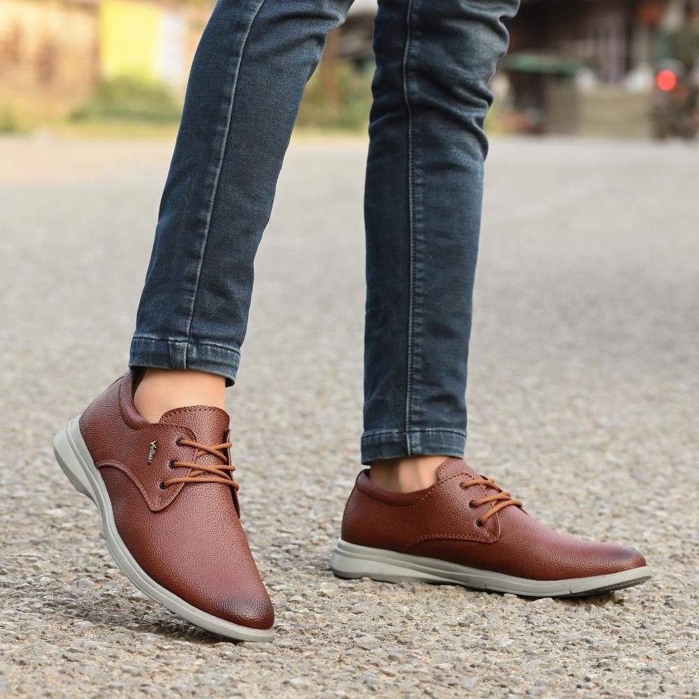 Vellinto OLIVER Casual Derby For Men ll Synthetic Leather Casual Lace-up For Men