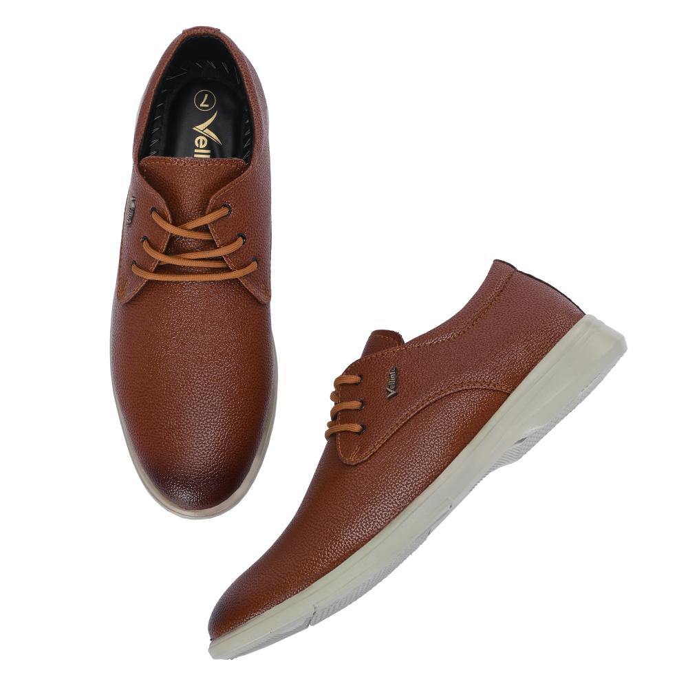 Vellinto OLIVER Casual Derby For Men ll Synthetic Leather Casual Lace-up For Men