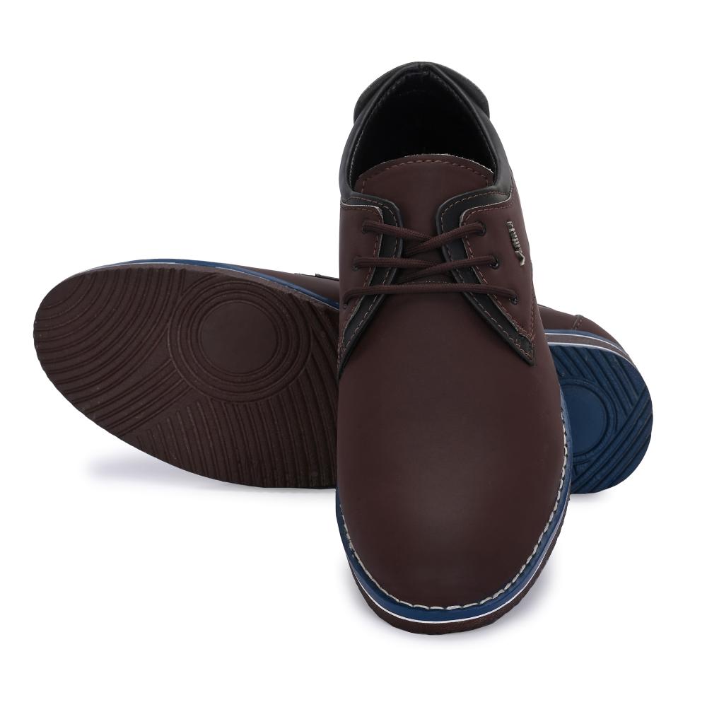 Vellinto RICKEY Casual Derby For Men ll Synthetic Leather Casual Lace-up For Men