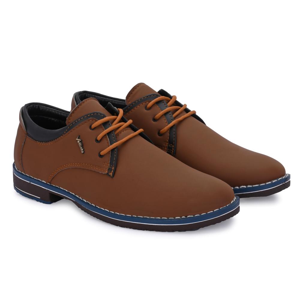 Vellinto RICKEY Casual Derby For Men ll Synthetic Leather Casual Lace-up For Men