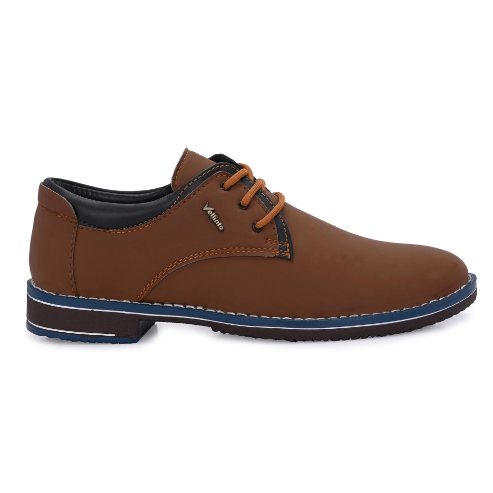 Vellinto RICKEY Casual Derby For Men ll Synthetic Leather Casual Lace-up For Men