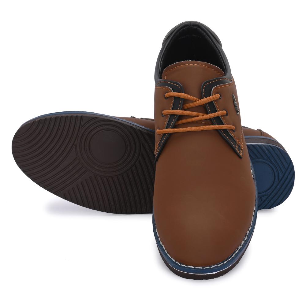 Vellinto RICKEY Casual Derby For Men ll Synthetic Leather Casual Lace-up For Men