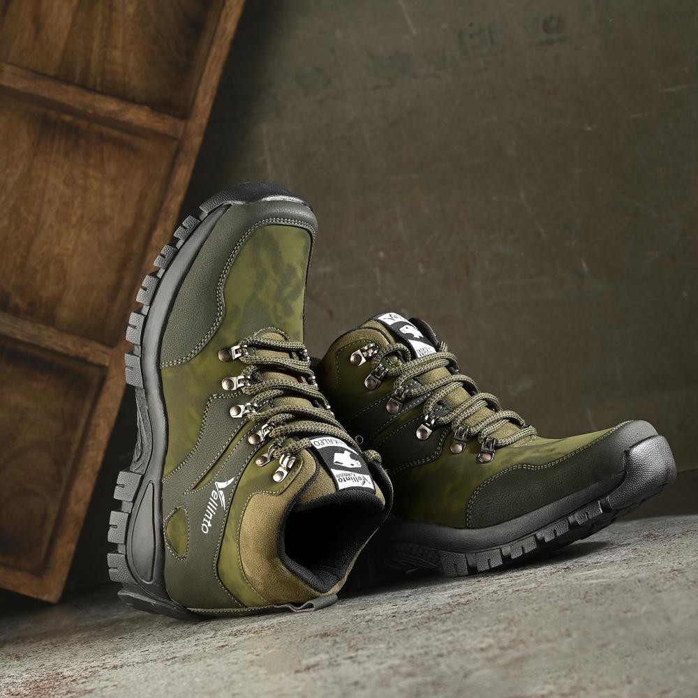 Vellinto GIZMO Outdoor Boots For Men ll Casual Miliatry Boots For Men