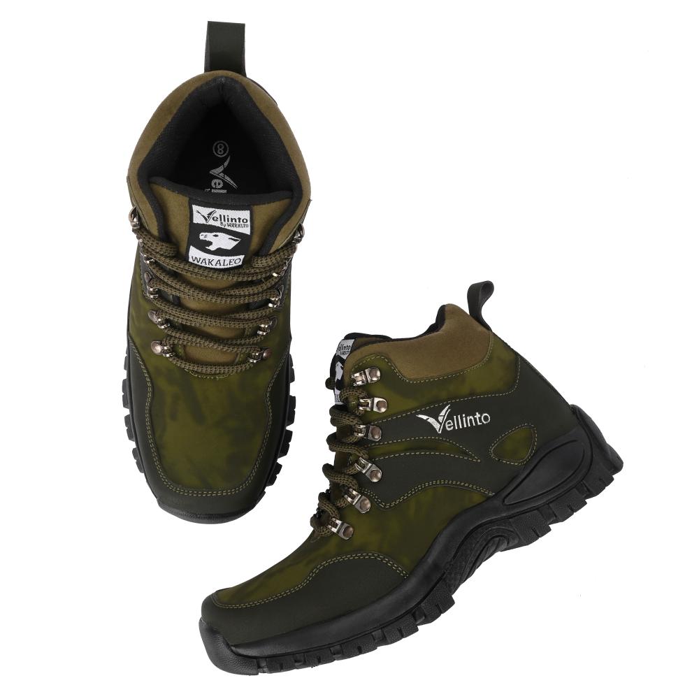 Vellinto GIZMO Outdoor Boots For Men ll Casual Miliatry Boots For Men