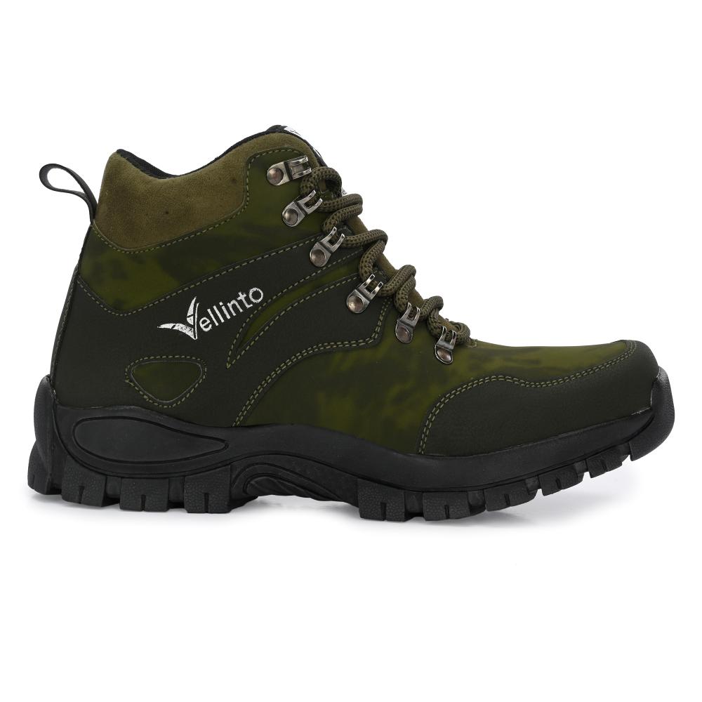 Vellinto GIZMO Outdoor Boots For Men ll Casual Miliatry Boots For Men