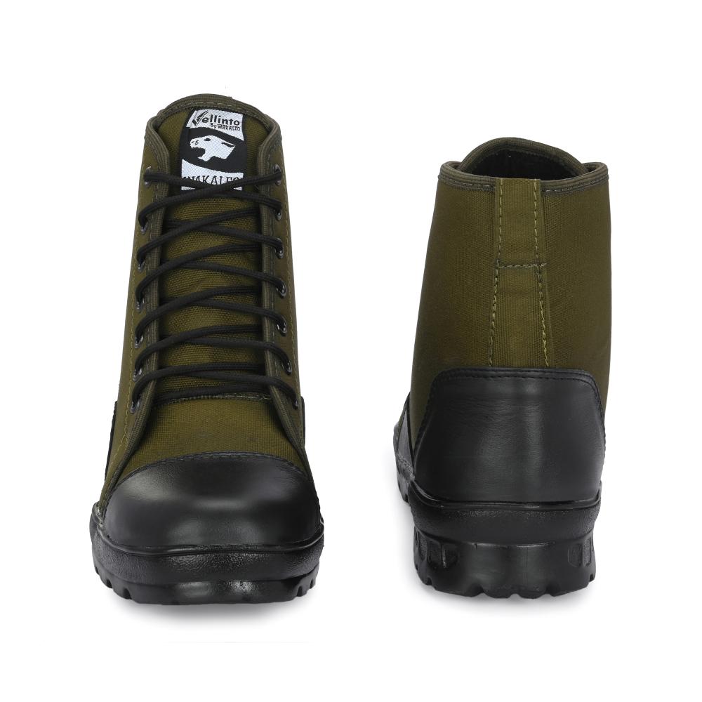 Vellinto BRUGAL Waterproof High Ankle Protection Boots for Hiking & Trekking