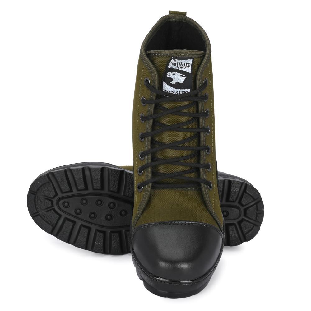 Vellinto BRUGAL Waterproof High Ankle Protection Boots for Hiking & Trekking