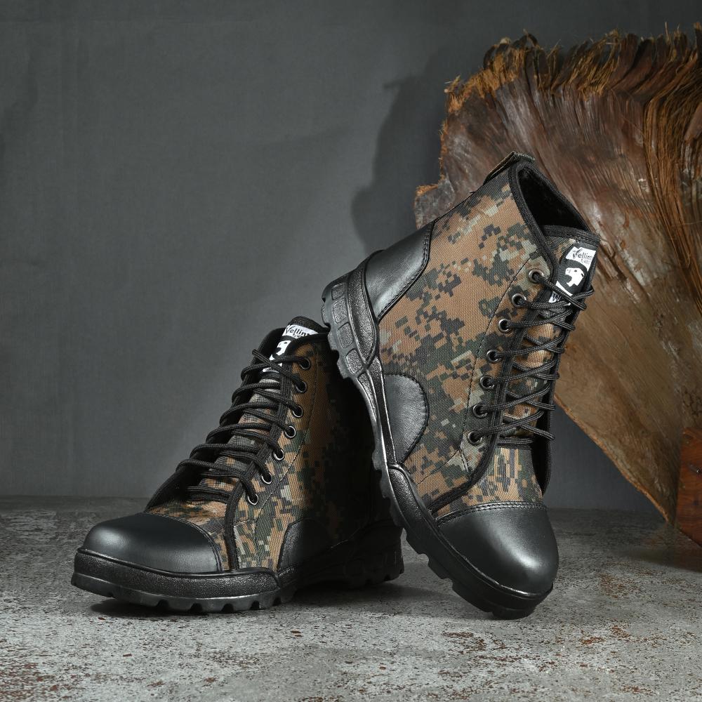 Vellinto BRUGAL Waterproof High Ankle Protection Boots for Hiking & Trekking