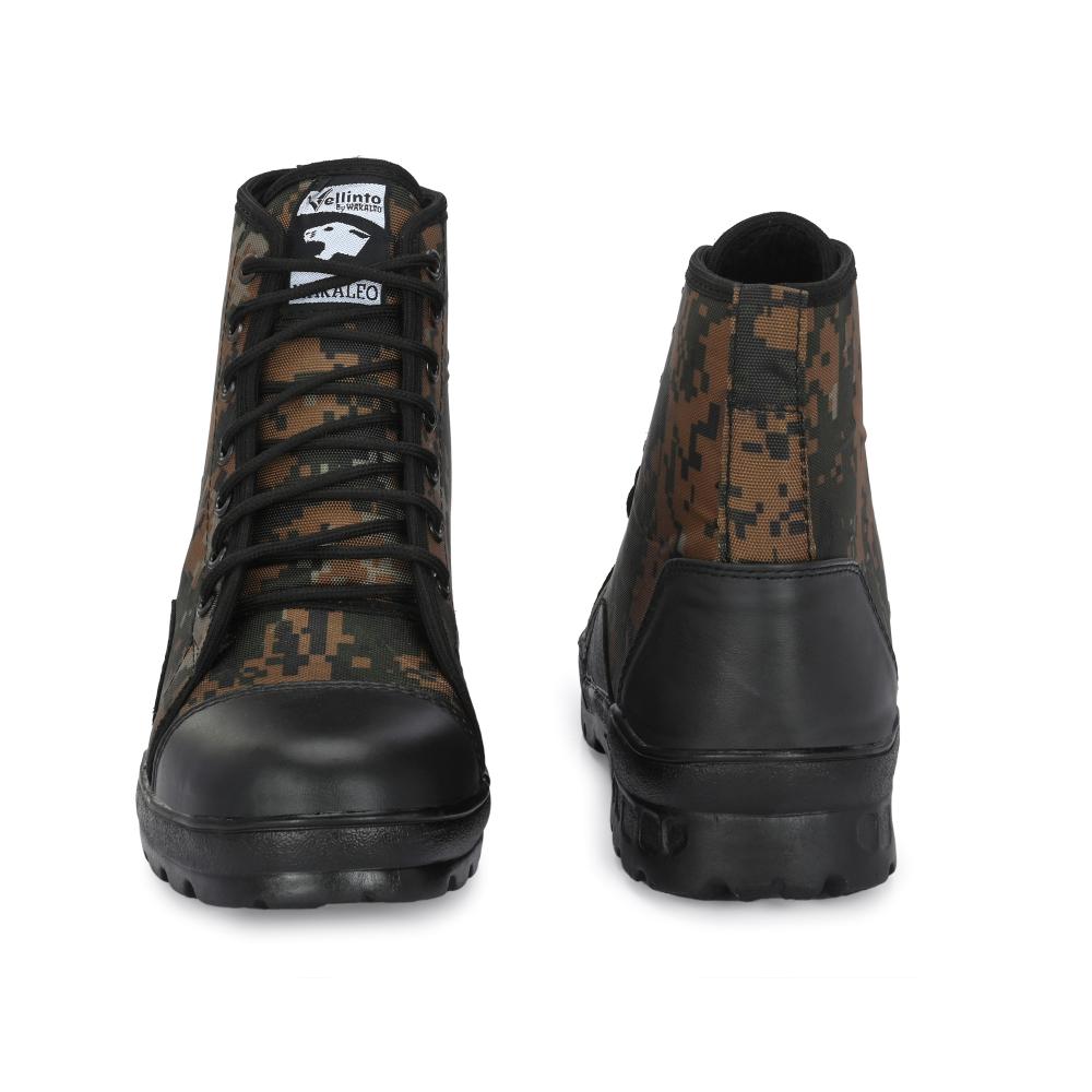 Vellinto BRUGAL Waterproof High Ankle Protection Boots for Hiking & Trekking