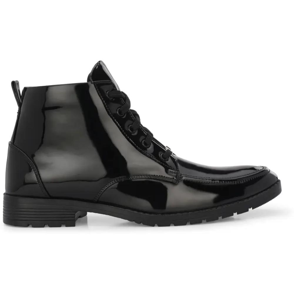 Vellinto Royal VINE Party Wear ll Casual ll Latest Patent Leather Boots for Men