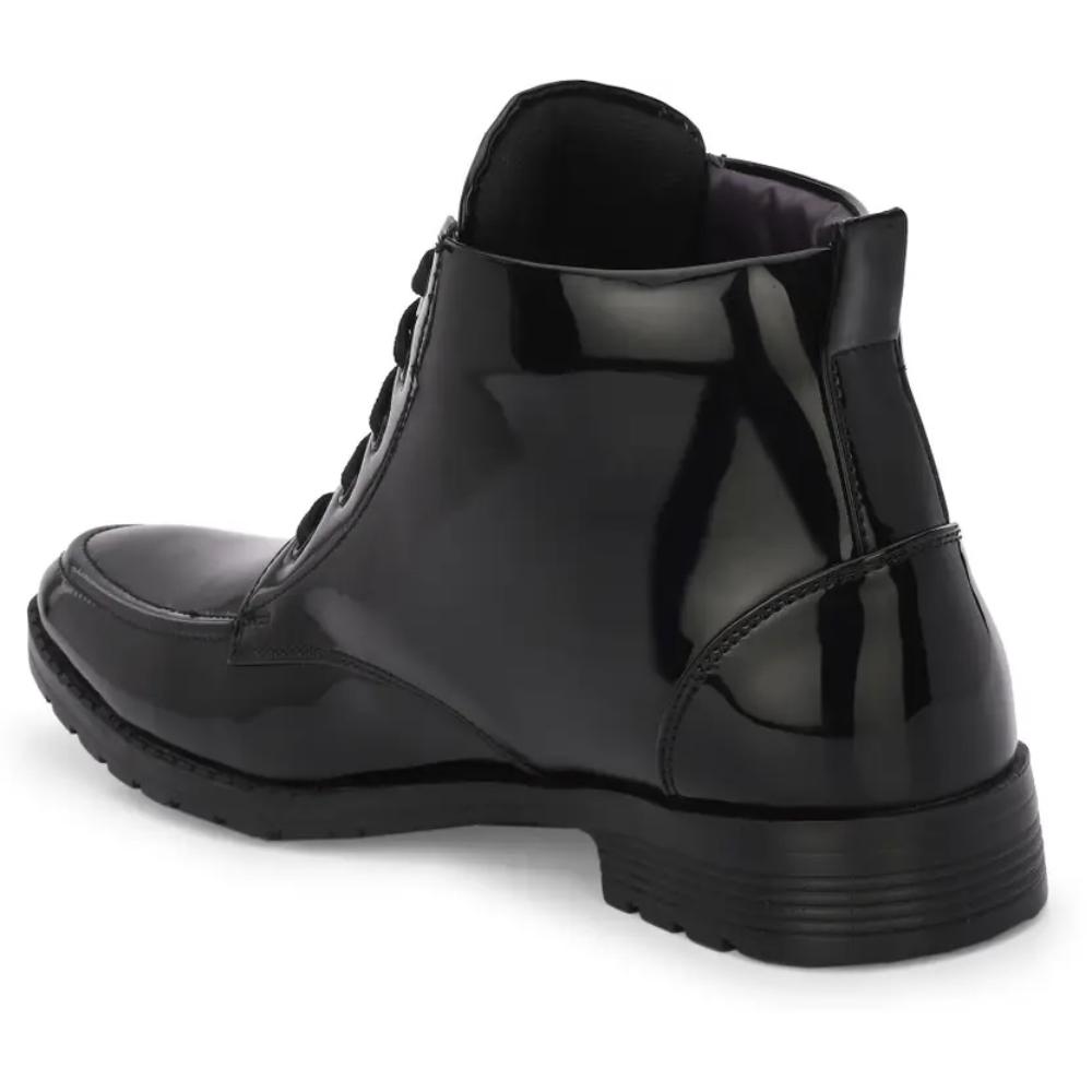 Vellinto Royal VINE Party Wear ll Casual ll Latest Patent Leather Boots for Men