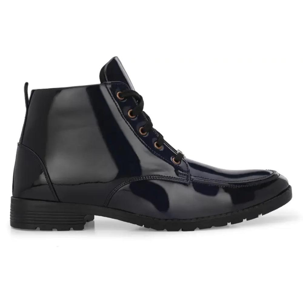 Vellinto Royal VINE Party Wear ll Casual ll Latest Patent Leather Boots for Men