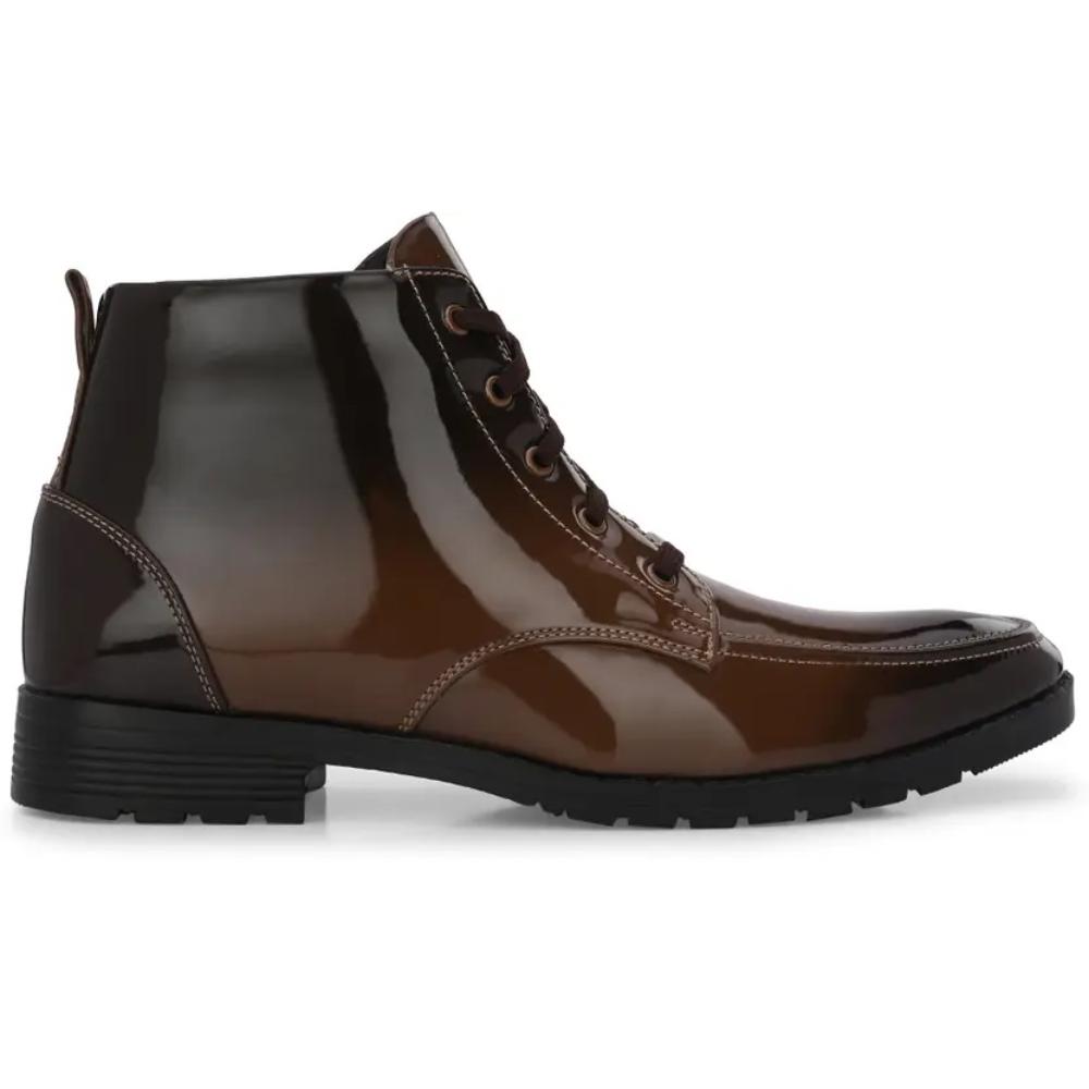 Vellinto Royal VINE Party Wear ll Casual ll Latest Patent Leather Boots for Men