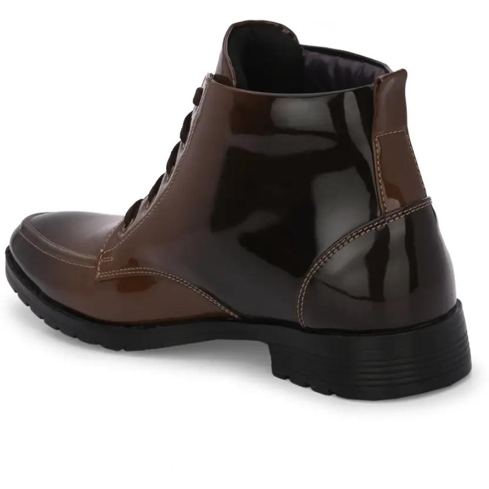 Vellinto Royal VINE Party Wear ll Casual ll Latest Patent Leather Boots for Men