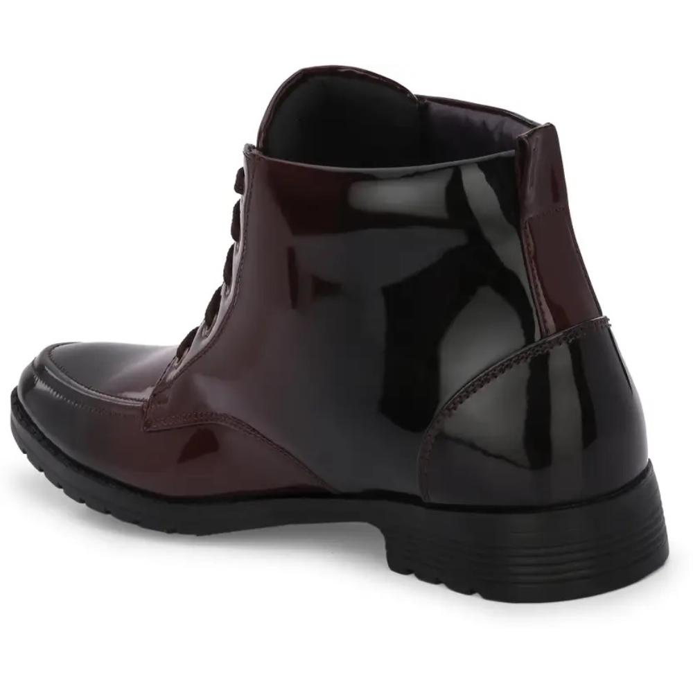 Vellinto Royal VINE Party Wear ll Casual ll Latest Patent Leather Boots for Men