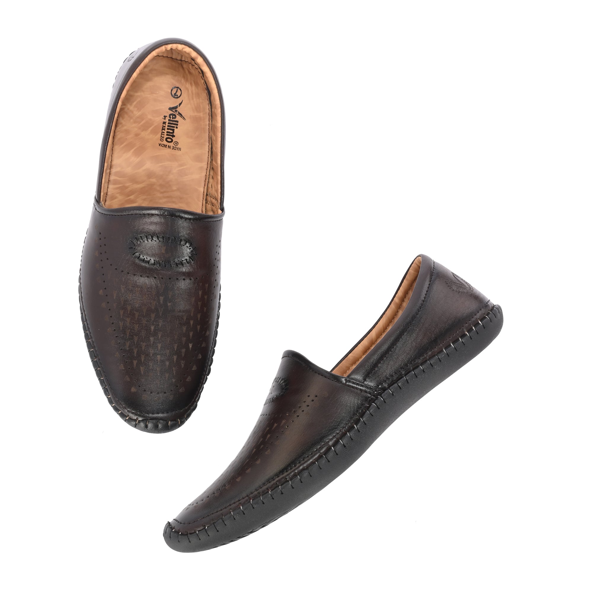 Vellinto OLIVER Cool Rajasthani Jutis For Men Mojaris For Men Nagra For Men