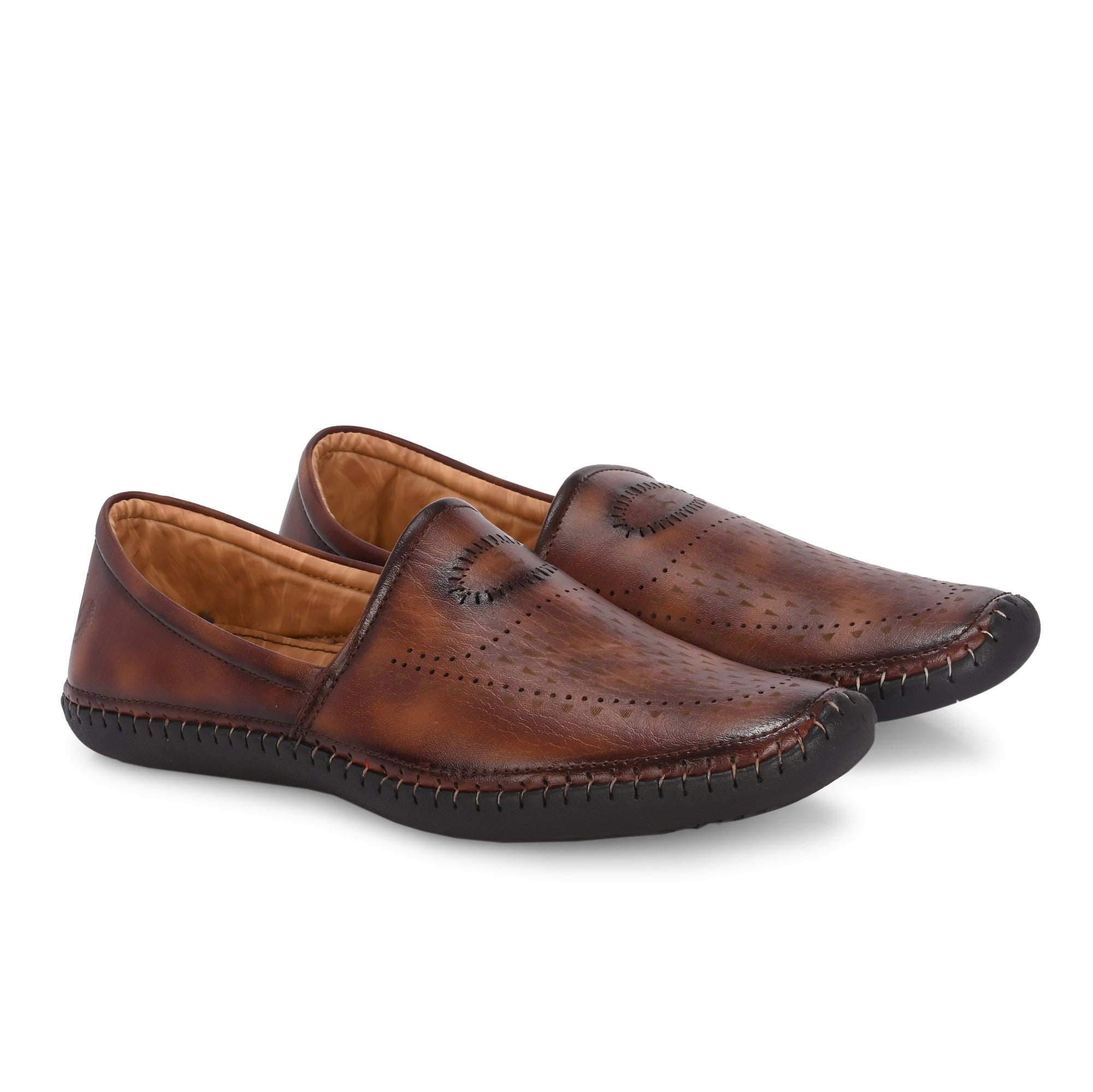 Vellinto OLIVER Cool Rajasthani Jutis For Men Mojaris For Men Nagra For Men