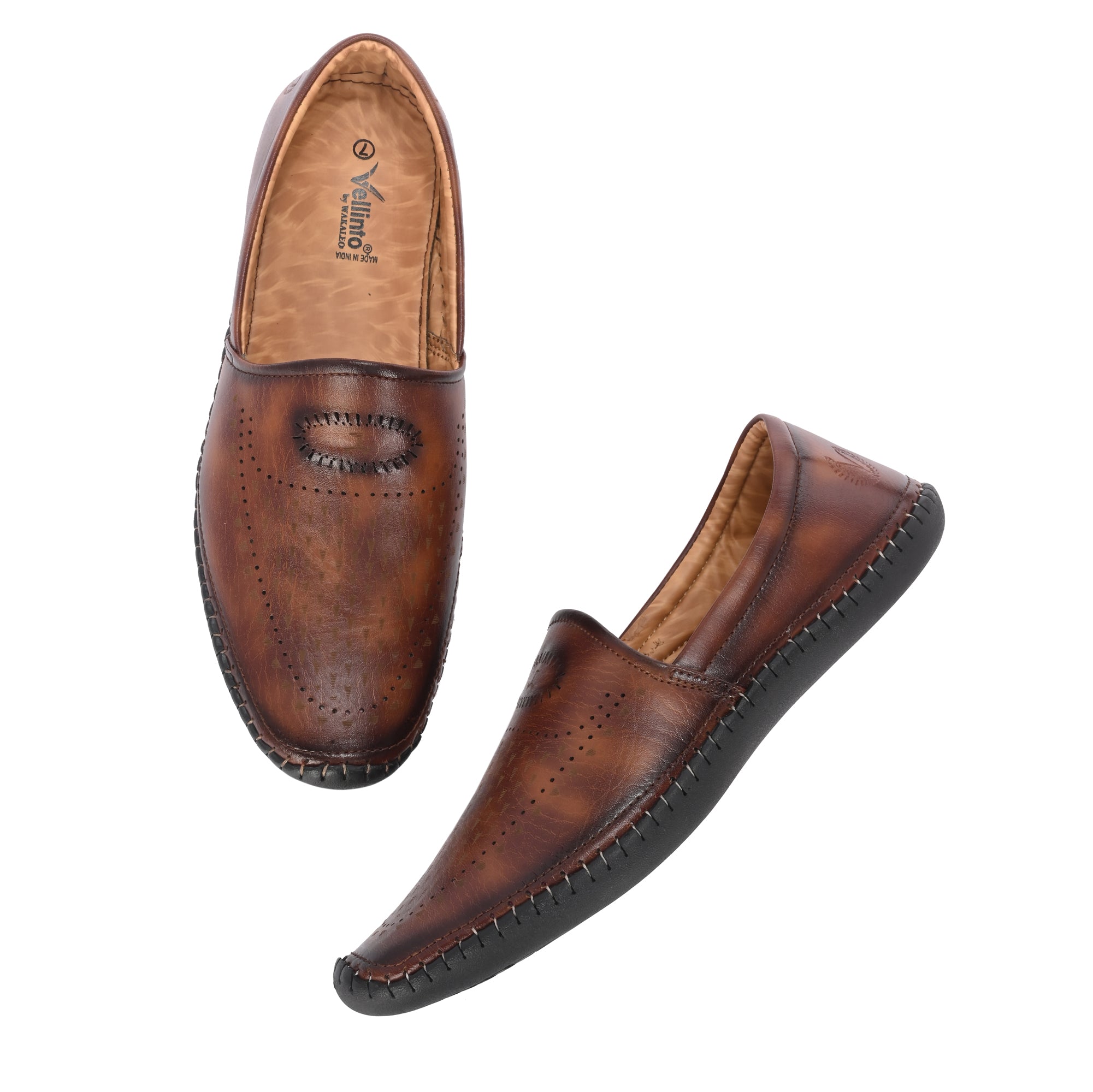 Vellinto OLIVER Cool Rajasthani Jutis For Men Mojaris For Men Nagra For Men