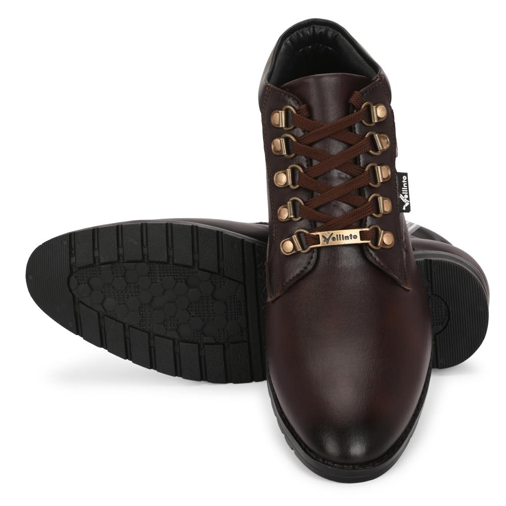 Vellinto MILAN Casual Mid-Ankle Synthetic leather Boots For Men