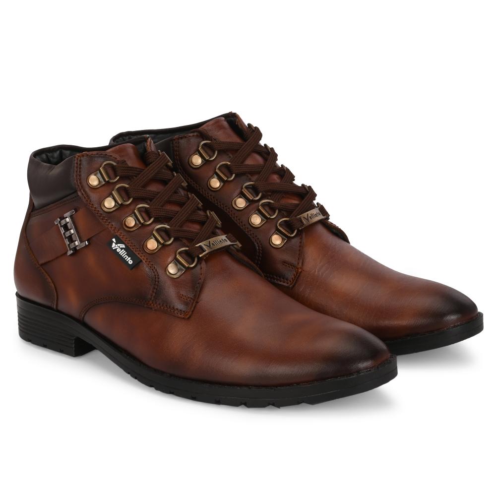 Vellinto MILAN Casual Mid-Ankle Synthetic leather Boots For Men