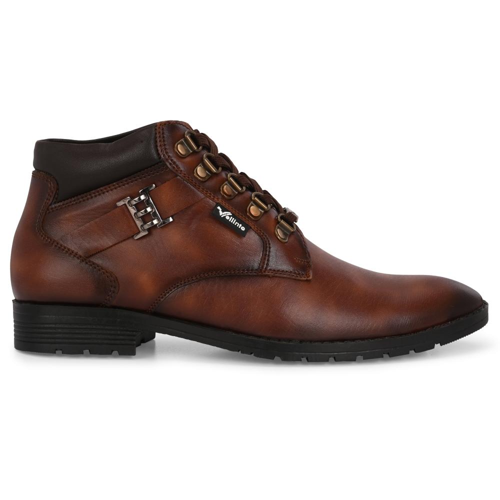 Vellinto MILAN Casual Mid-Ankle Synthetic leather Boots For Men