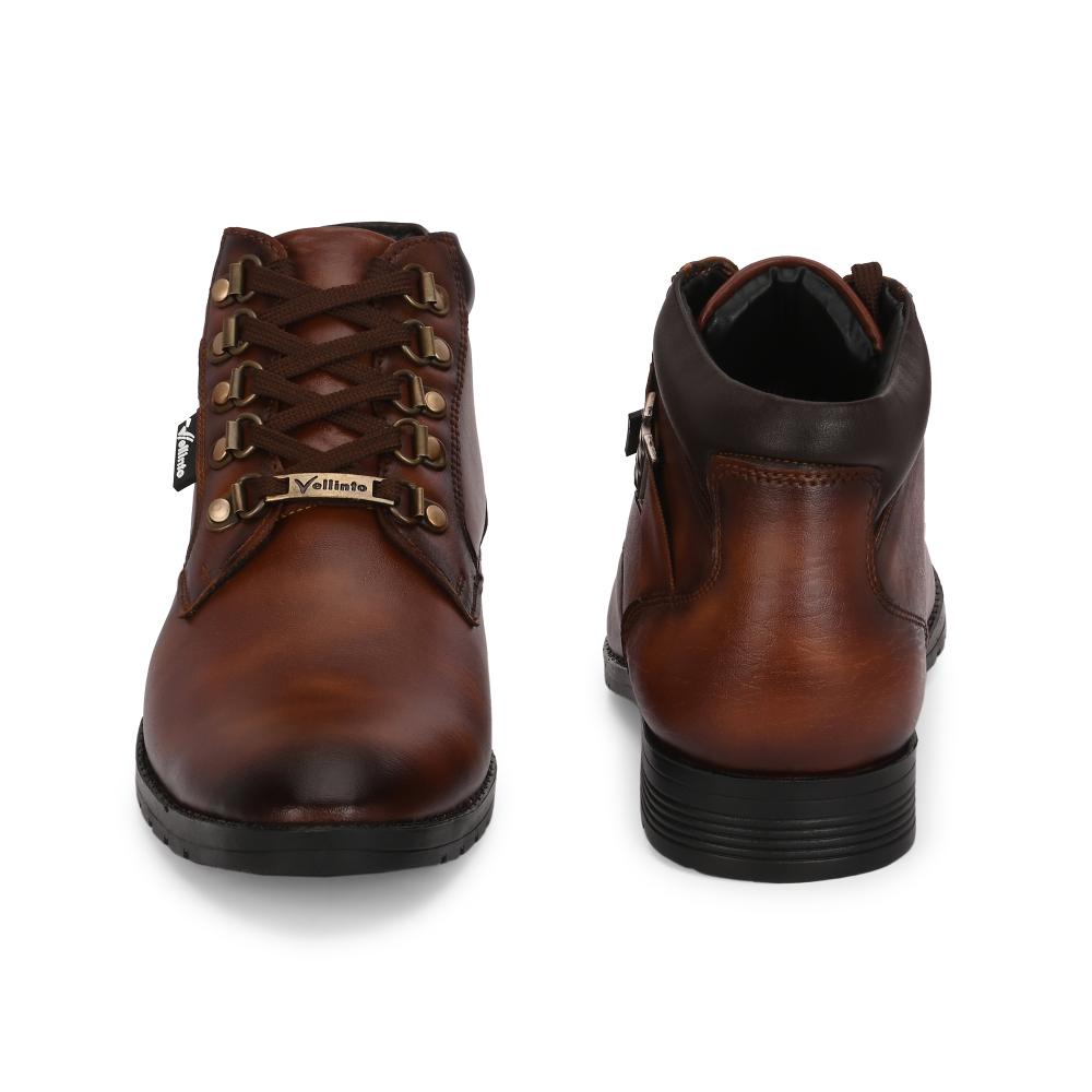Vellinto MILAN Casual Mid-Ankle Synthetic leather Boots For Men