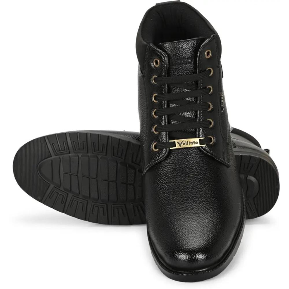 Vellinto DELIGHT Casual Boots For Men ll Synthetic Leather Boots