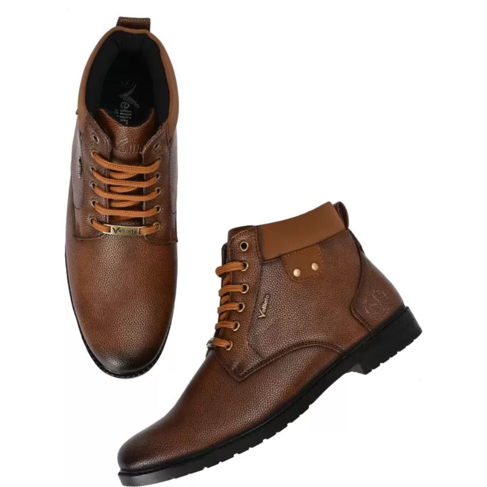 Vellinto DELIGHT Casual Boots For Men ll Synthetic Leather Boots