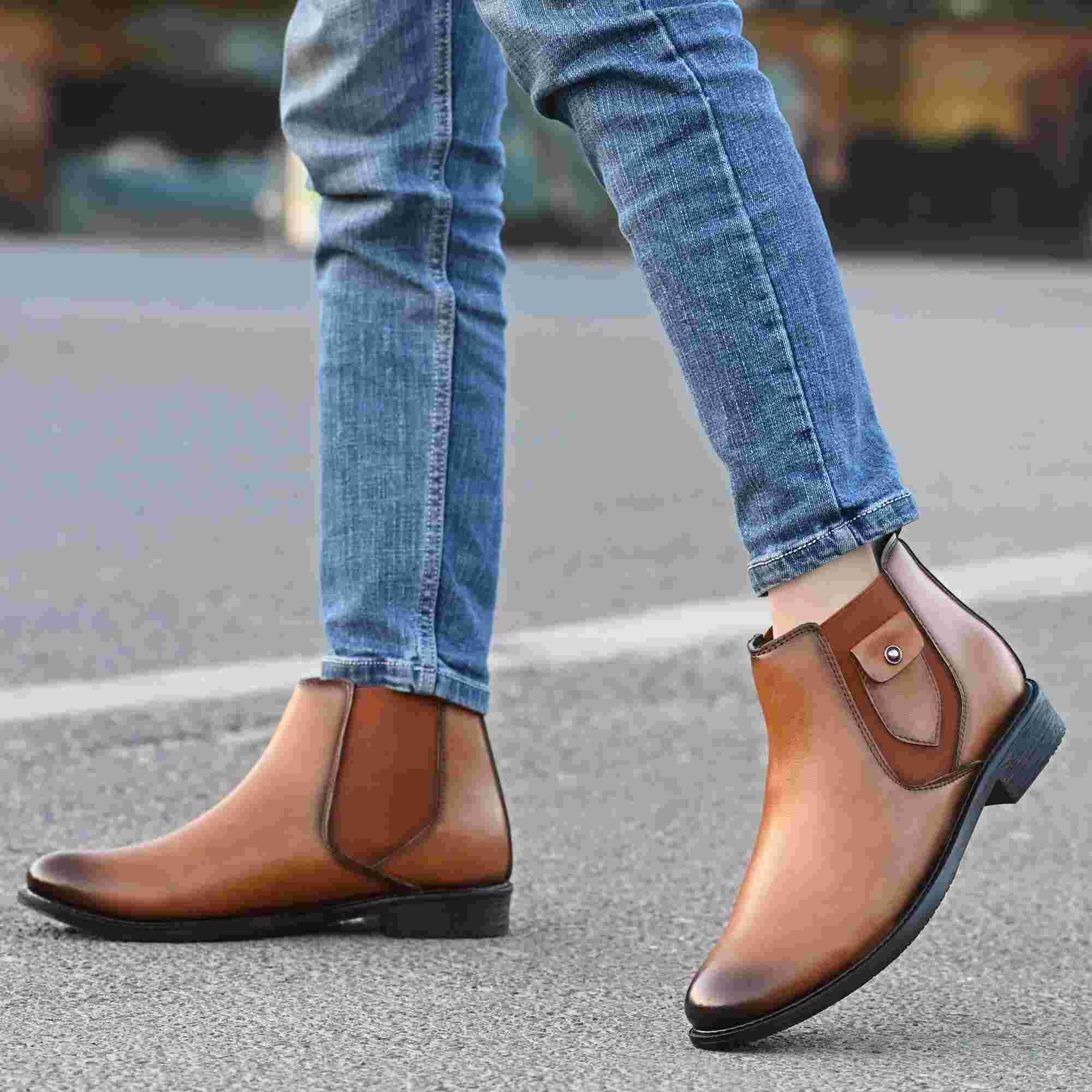 Vellinto STEP Royal Chelsea Boots For Men ll Casual Boots For Men