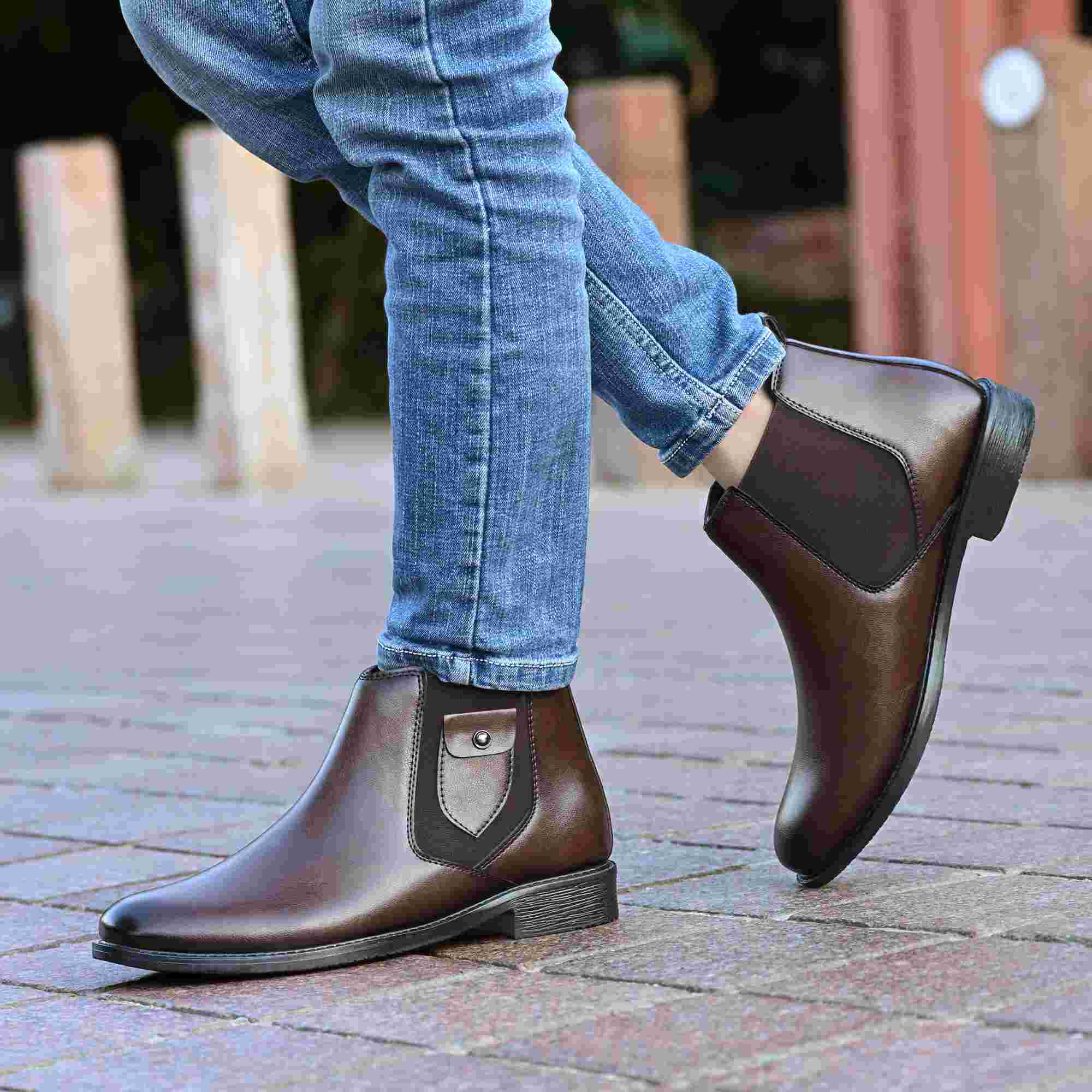 Vellinto STEP Royal Chelsea Boots For Men ll Casual Boots For Men