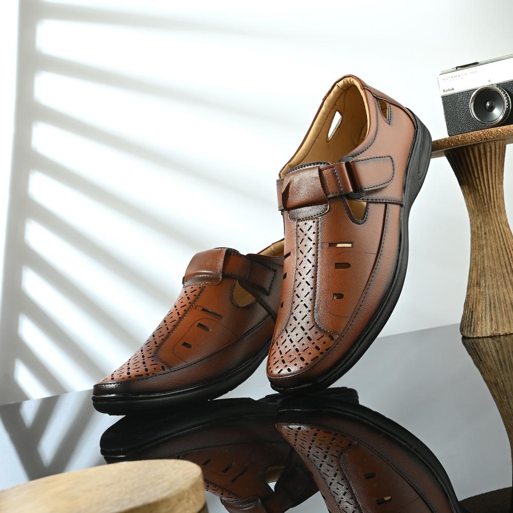 Vellinto KARL Latest Ethnic Sandals For Men ll Vellinto Casual/Formal/Roman Sandals For Men