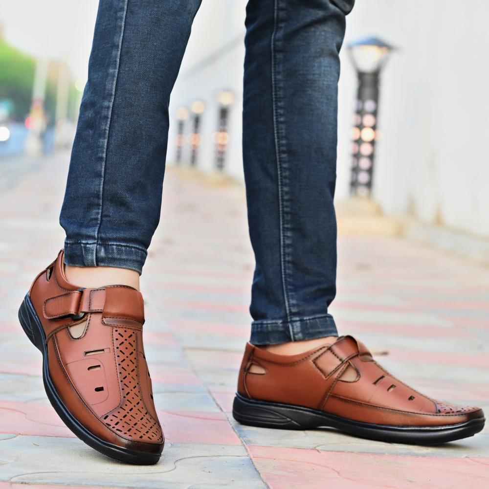 Vellinto KARL Latest Ethnic Sandals For Men ll Vellinto Casual/Formal/Roman Sandals For Men