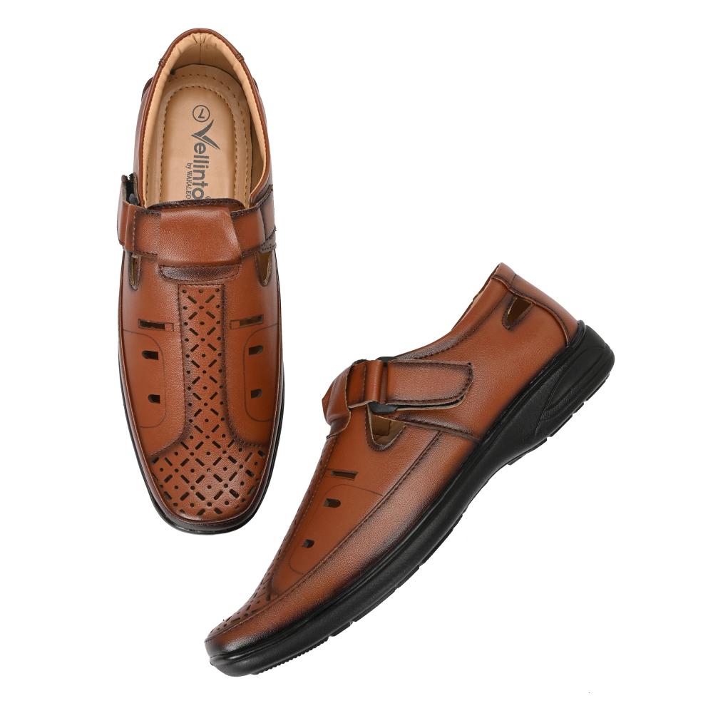 Vellinto KARL Latest Ethnic Sandals For Men ll Vellinto Casual/Formal/Roman Sandals For Men