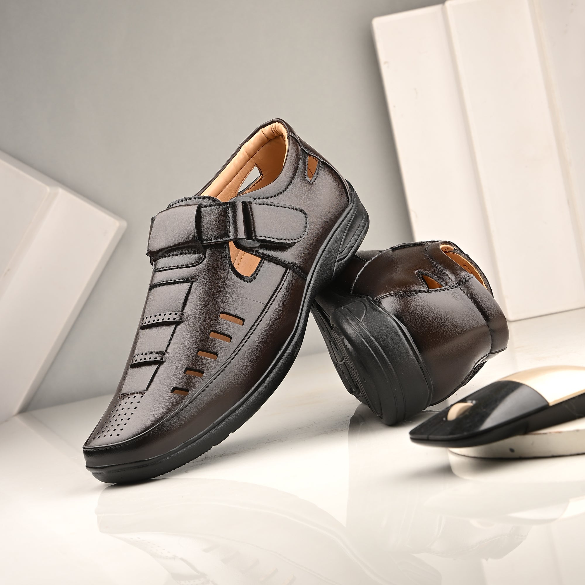 Vellinto REVEL Men Latest Ethnic Sandals ll Casual/Formal/Roman Sandals For Men