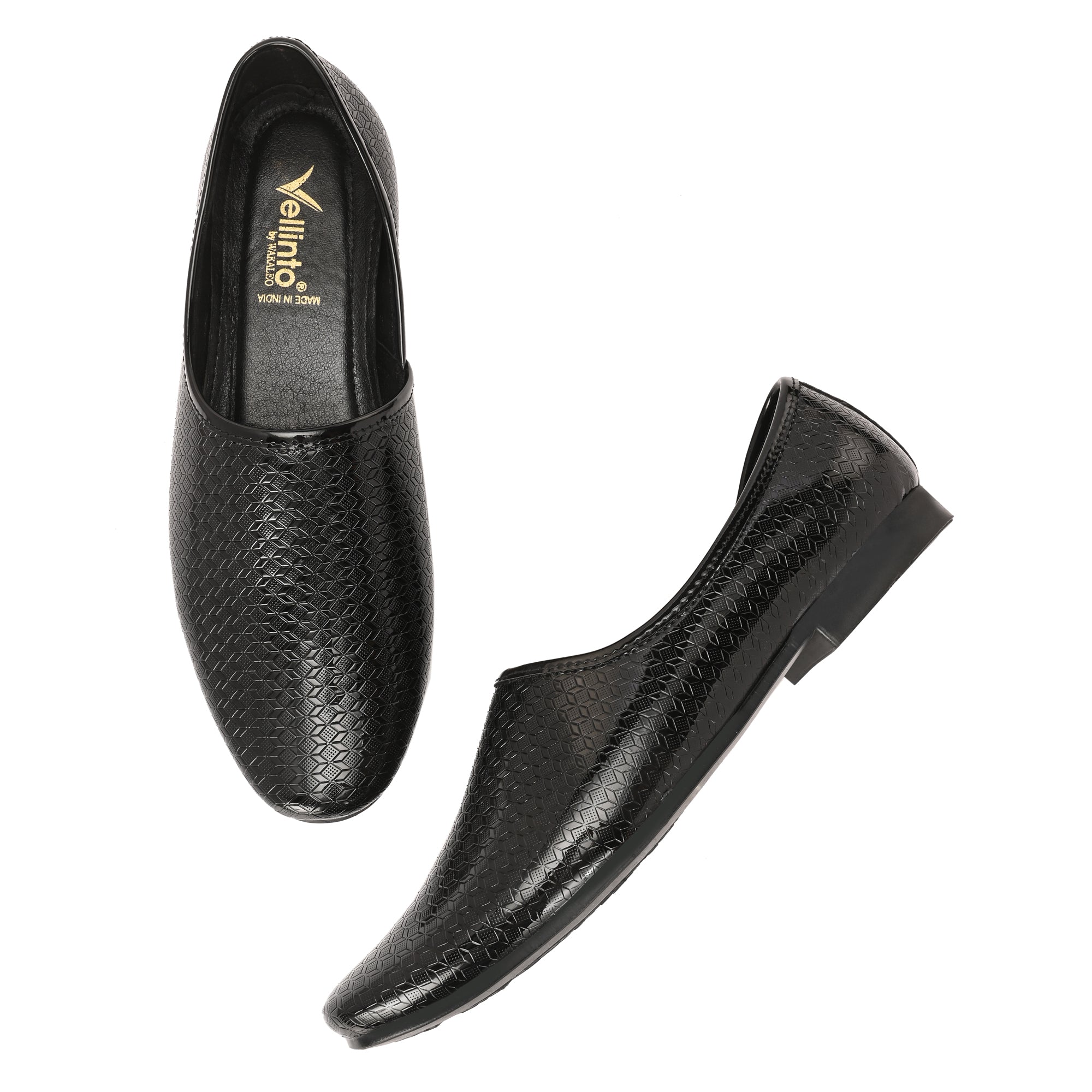 Vellinto VELOS Ethnic Patent Shoes For Men ll Naagra/Juttis/ Mojaris