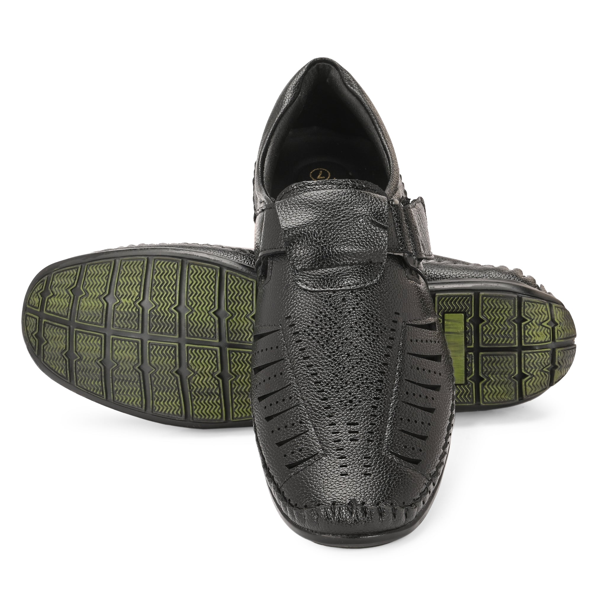 Vellinto GREYHOUND Ethnic Roman sandal II Synthetic Leather Sandals For Men