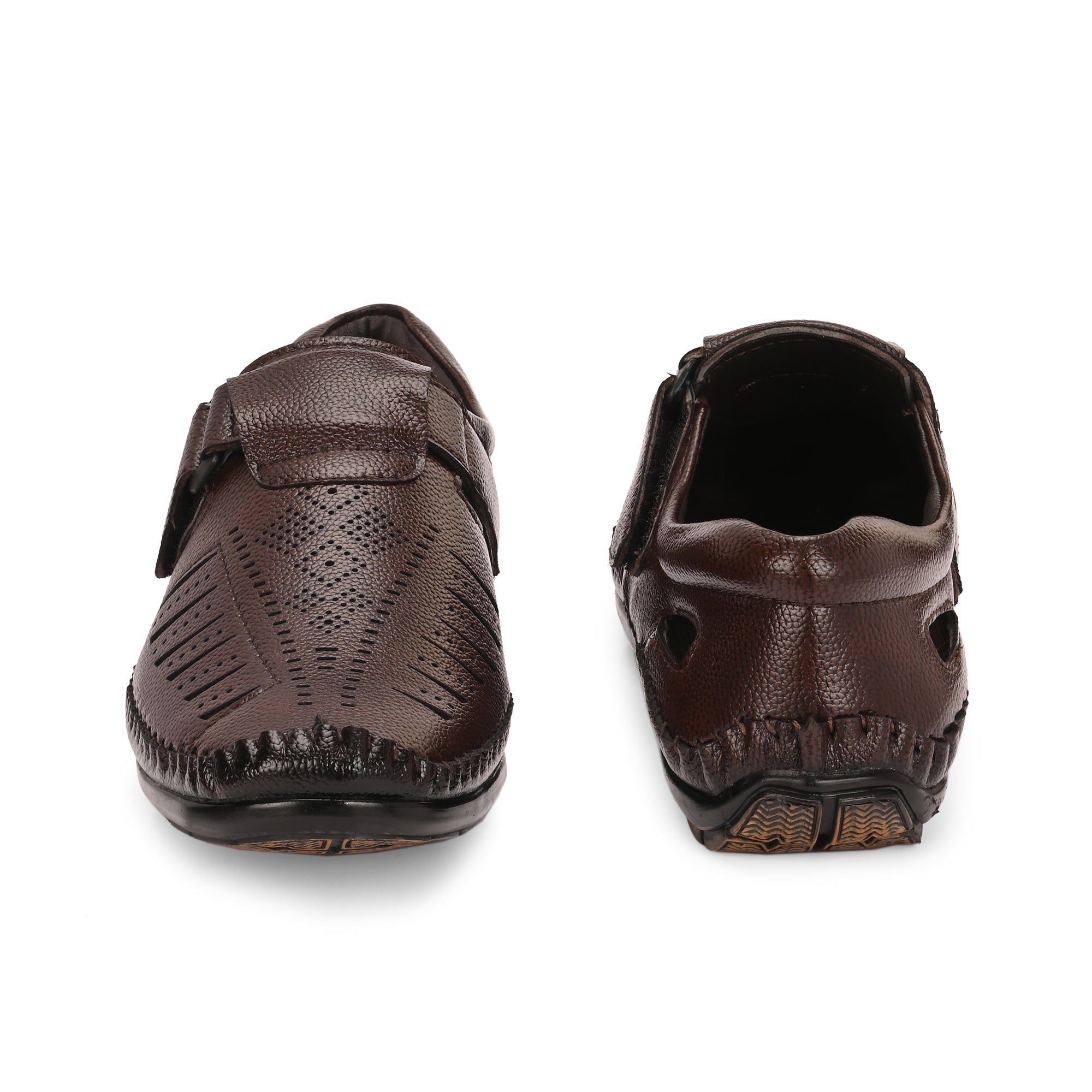 Vellinto GREYHOUND Ethnic Roman sandal II Synthetic Leather Sandals For Men