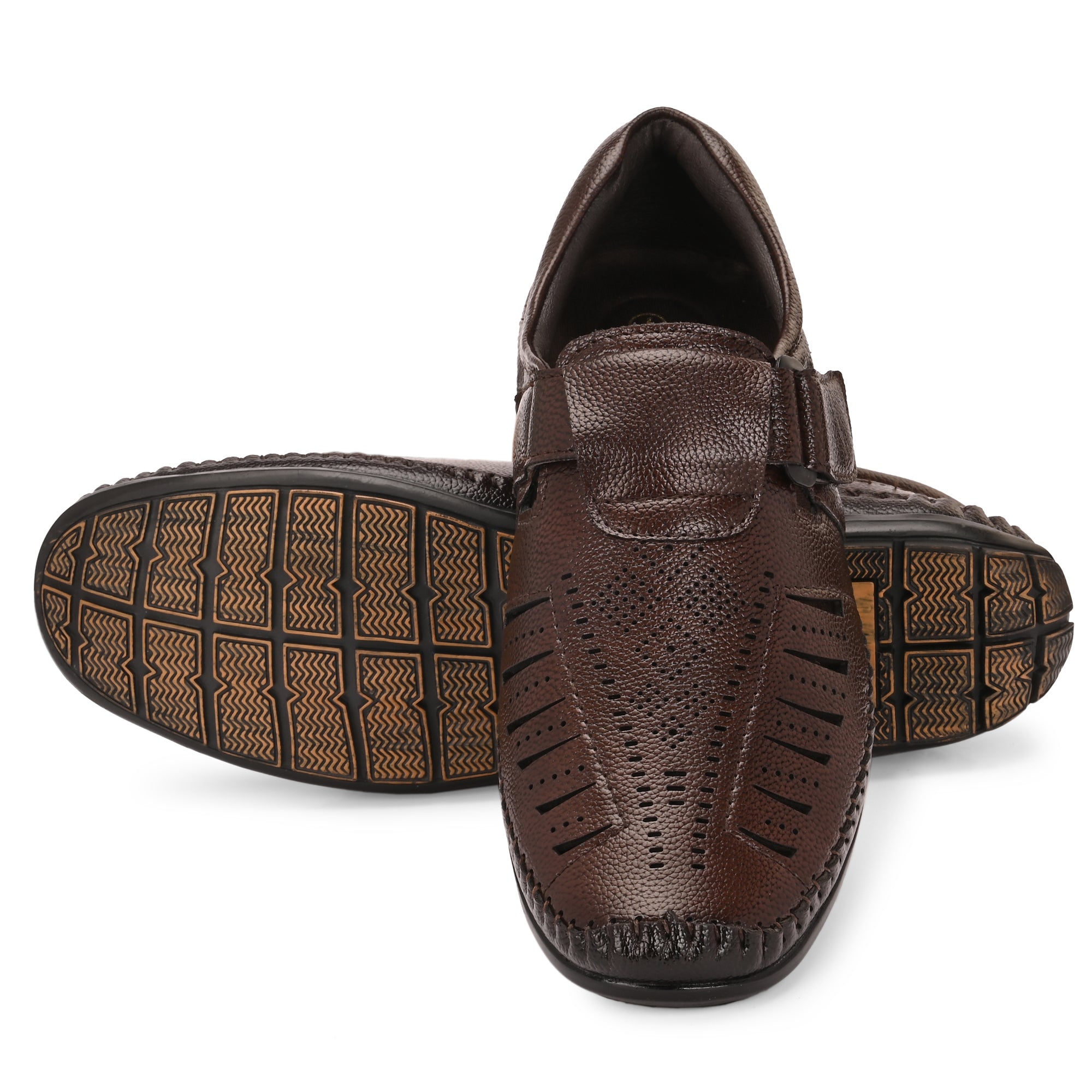 Vellinto GREYHOUND Ethnic Roman sandal II Synthetic Leather Sandals For Men