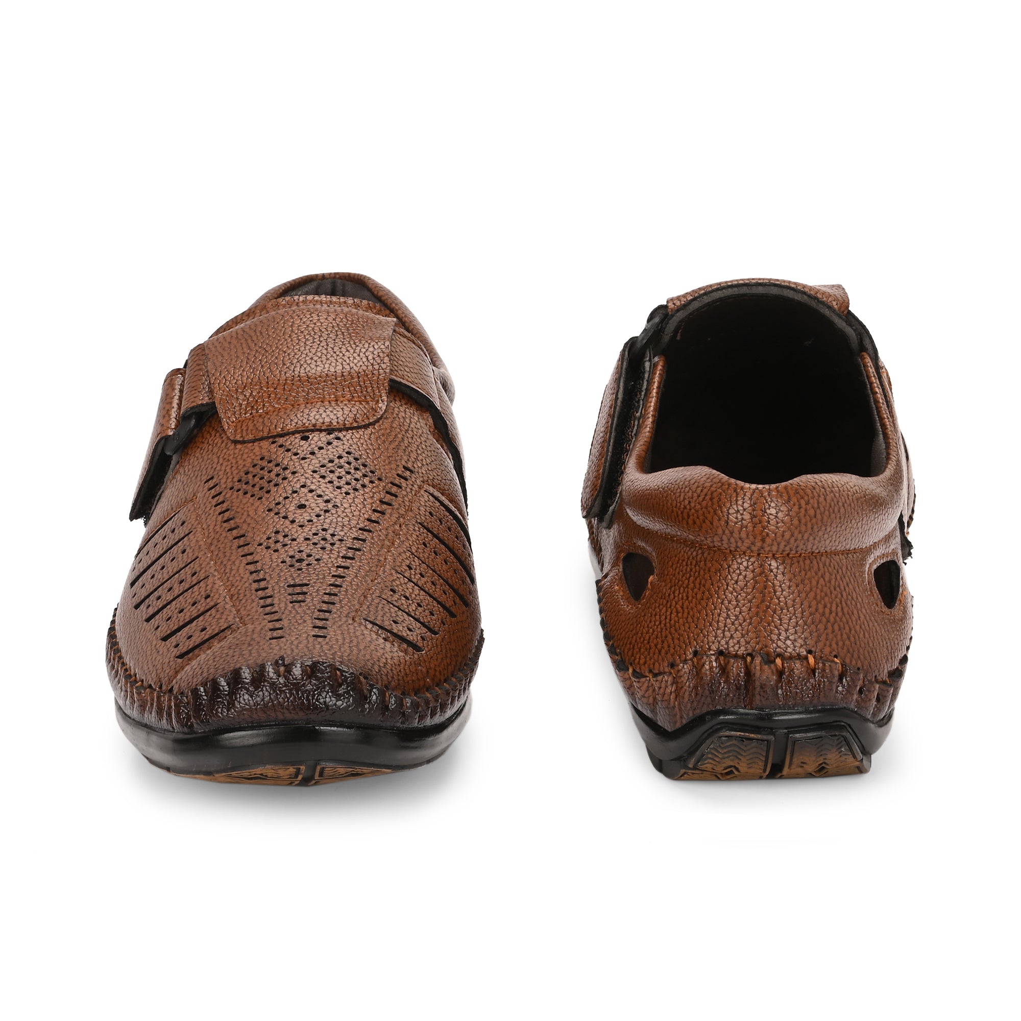 Vellinto GREYHOUND Ethnic Roman sandal II Synthetic Leather Sandals For Men