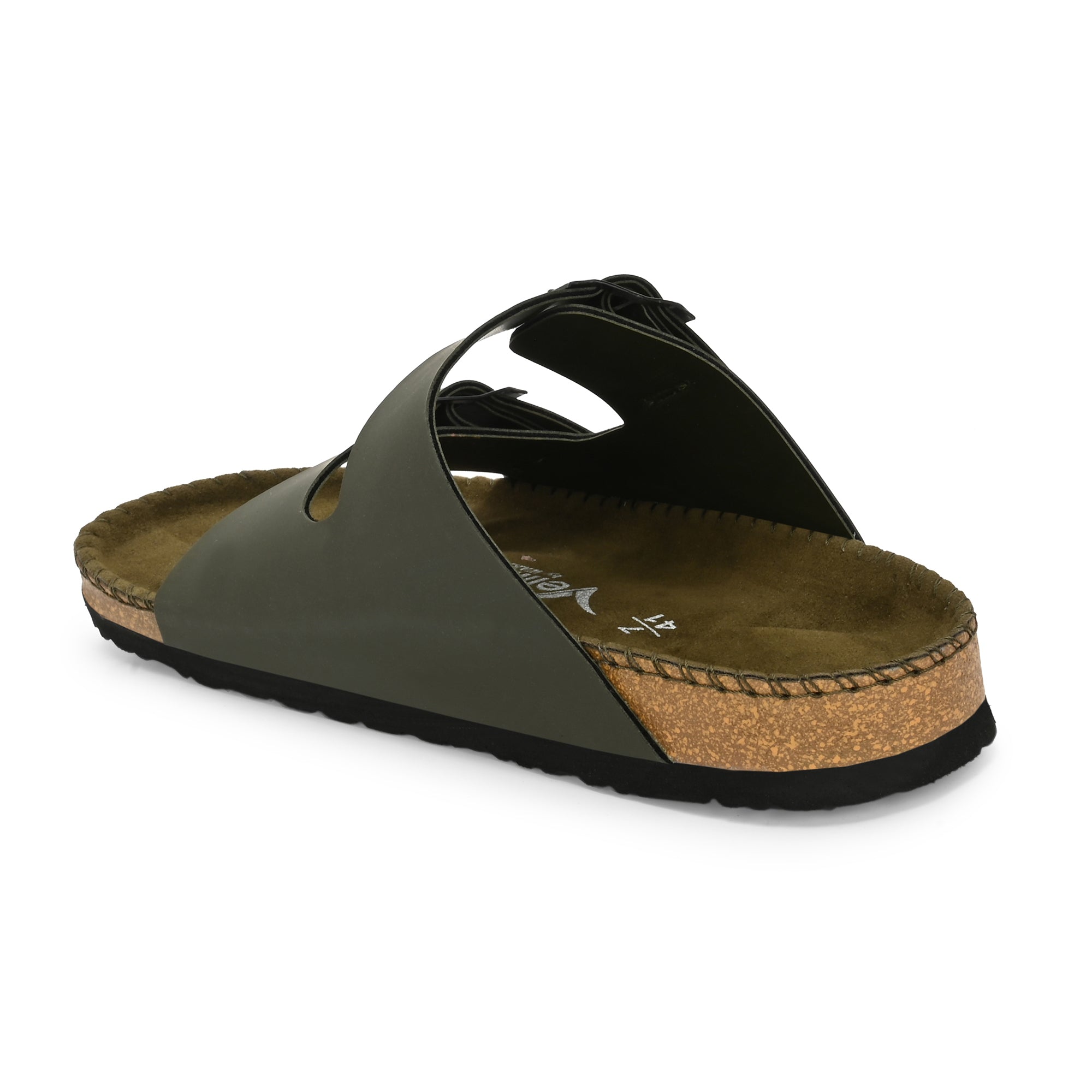 Vellinto ARIZONA Comfortable Slide Sandal/Slipper ll Men's Double Buckle Slipper style Slip-On Sandals, Arch Support, Casual Summer Footwear For Men